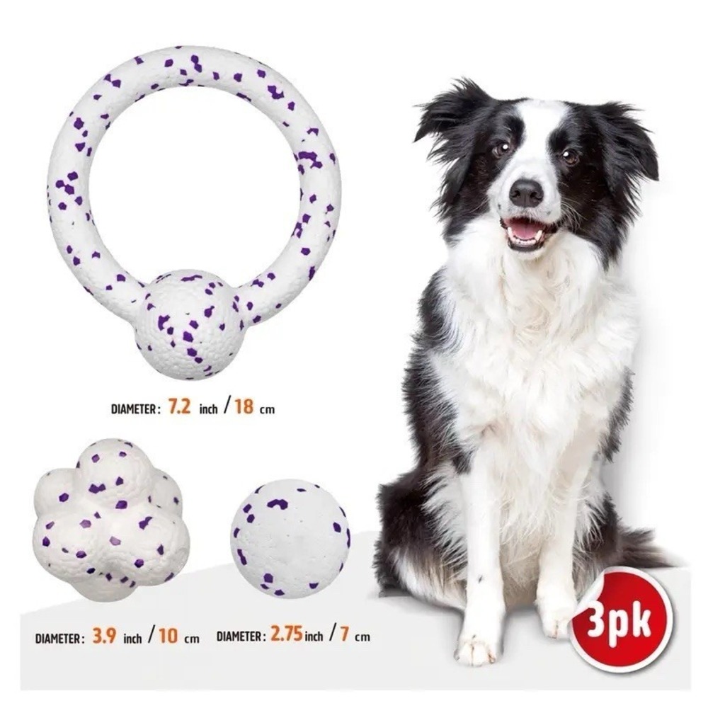 Fofos Bounce The Amazing Dog Toys 3 Pieces New